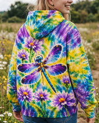 DREAMY DRAGONFLY FLORAL BURST ALL OVER PRINT - TLNO2010263