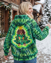 DACHSHUND DOG CHRISTMAS TREE BURST ALL OVER PRINT - TLNO1210262