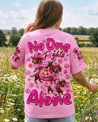 NO ONE FIGHTS ALONE DACHSHUND DOG HALLOWEEN ALL OVER PRINT - TLNO2109261