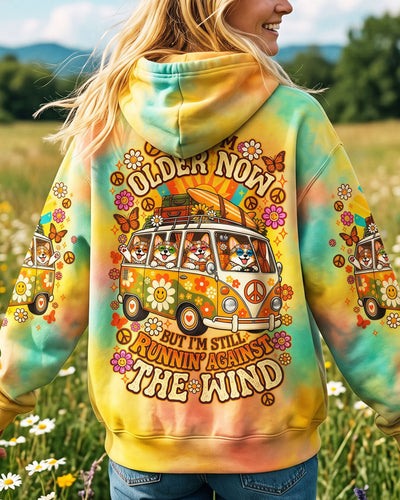 RUNNING AGAINST THE WIND CORGI DOG BUS ALL OVER PRINT - TLNO2310263