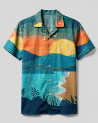 SANDY TOES SUNKISSED NOSE CAMP SHIRT - YHLN2305232