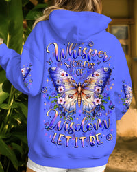 WHISPER WORDS OF WISDOM LET IT BE BUTTERFLY ALL OVER PRINT - YHLT2010251