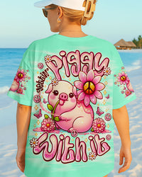 GETTIN' PIGGY WITH IT PIG ALL OVER PRINT - TLNO1707252
