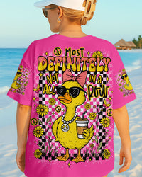 MOST DEFINITELY NOT ALL IN A ROW DUCK ALL OVER PRINT  - TLNO1108251