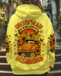 ON MY WAY TO MAKE SOME BAD DECISIONS HIPPIE CAR ALL OVER PRINT - TLNZ1109253
