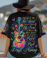 GIVE ME THE BEAT GUITAR ROSE ALL OVER PRINT - TLNO0104251