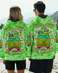 TOGETHER UNTIL WE CROAK FROG BUS COUPLE  ALL OVER PRINT - TLNO0108252