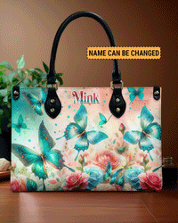 BUTTERFLY LEATHER HANDBAG - YHHN2706244