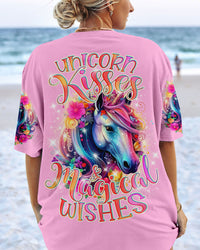 UNICORN KISSES MAGICAL WISHES ALL OVER PRINT - TLNO2209231