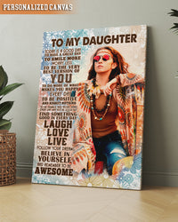 PERSONALIZED TO MY DAUGHTER REMEMBER TO BE AWESOME POSTER - NO2804232