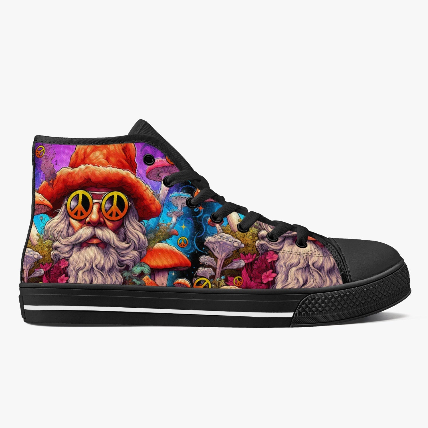 OLD HIPPIES HIGH TOP CANVAS SHOES - TYTM0509234