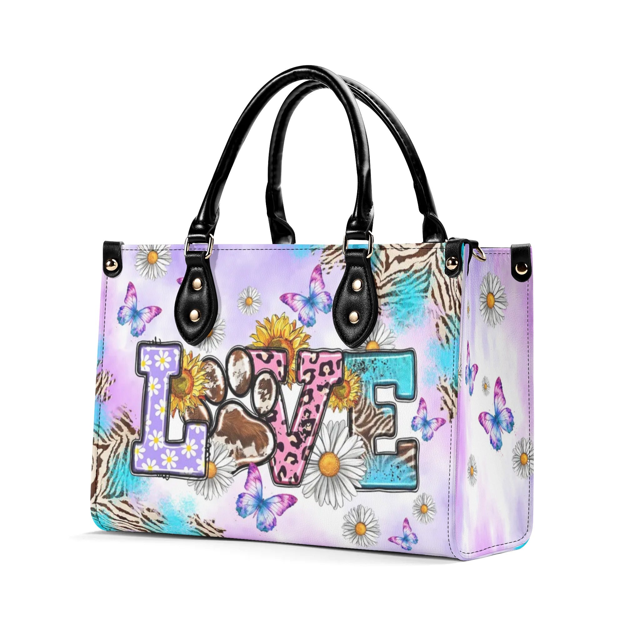 LOVE DOG HIPPIE LEATHER HANDBAG - TLTW0907245