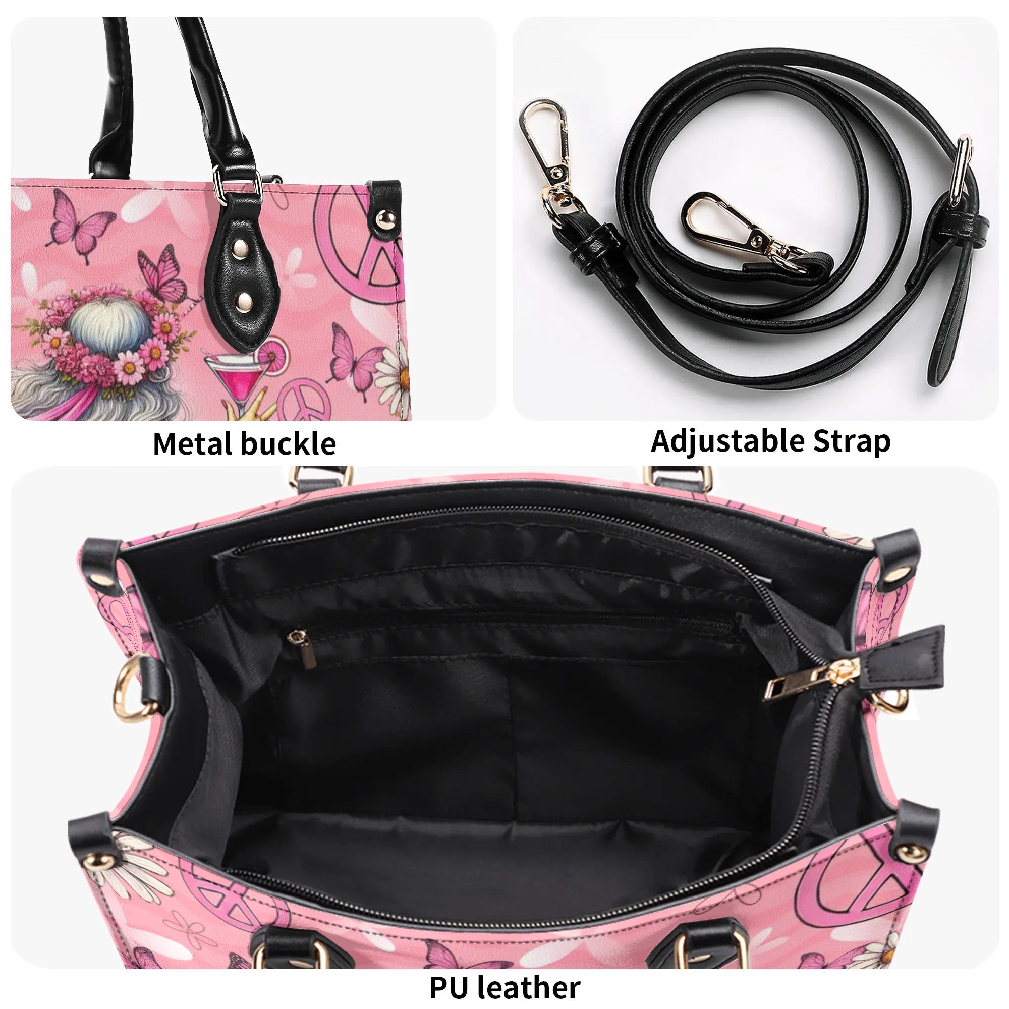 PRETTY IN PINK LEATHER HANDBAG - TYQY0108243