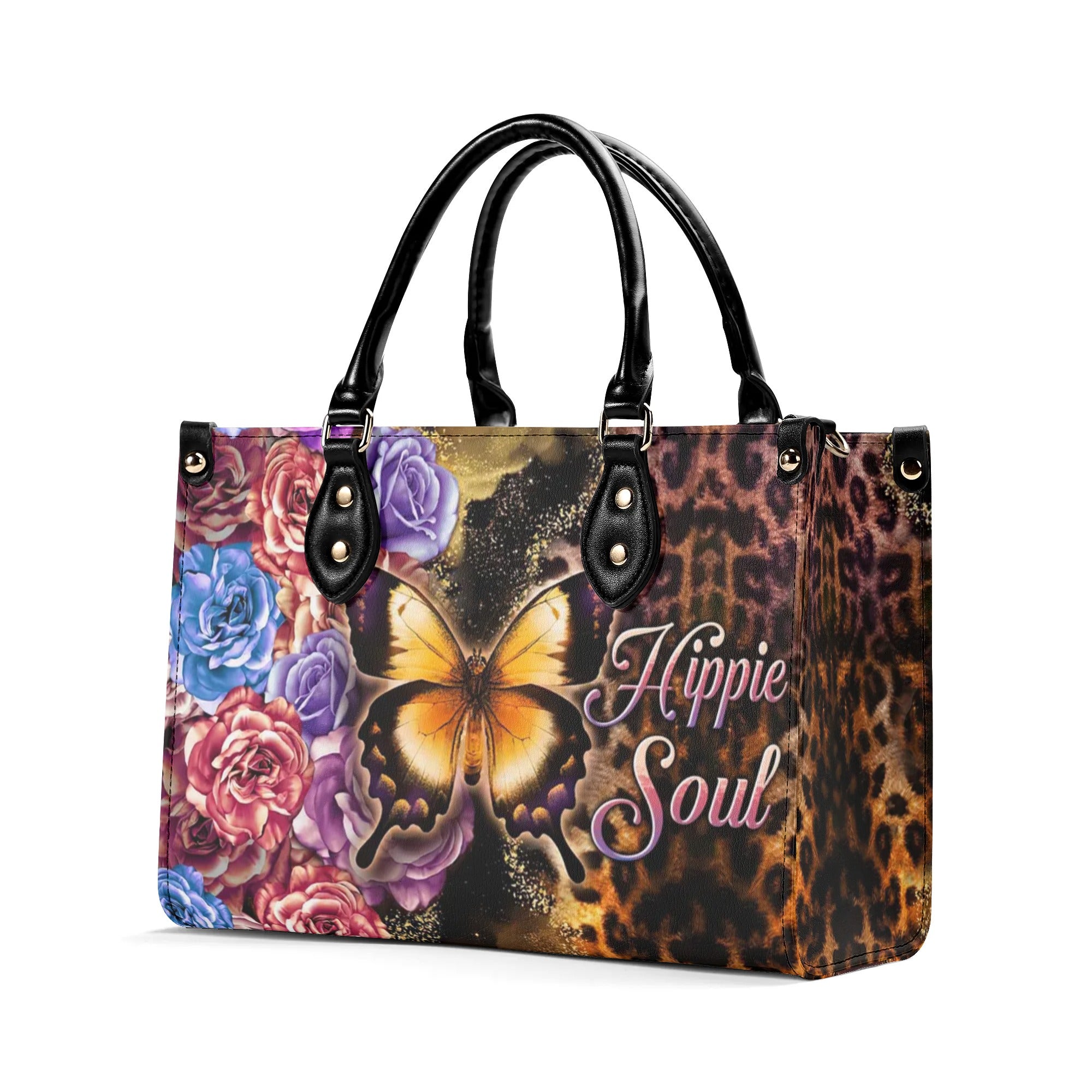 HIPPIE SOUL BUTTERFLY LEATHER HANDBAG - TLTW2008243