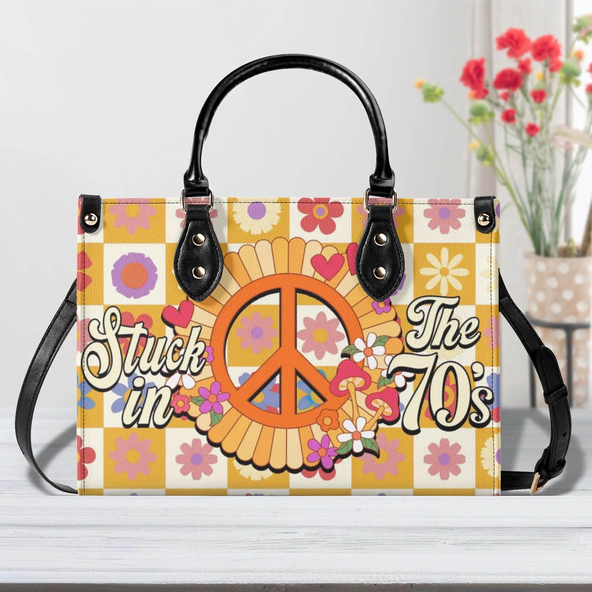 STUCK IN THE 70'S LEATHER HANDBAG - TYTD2208245