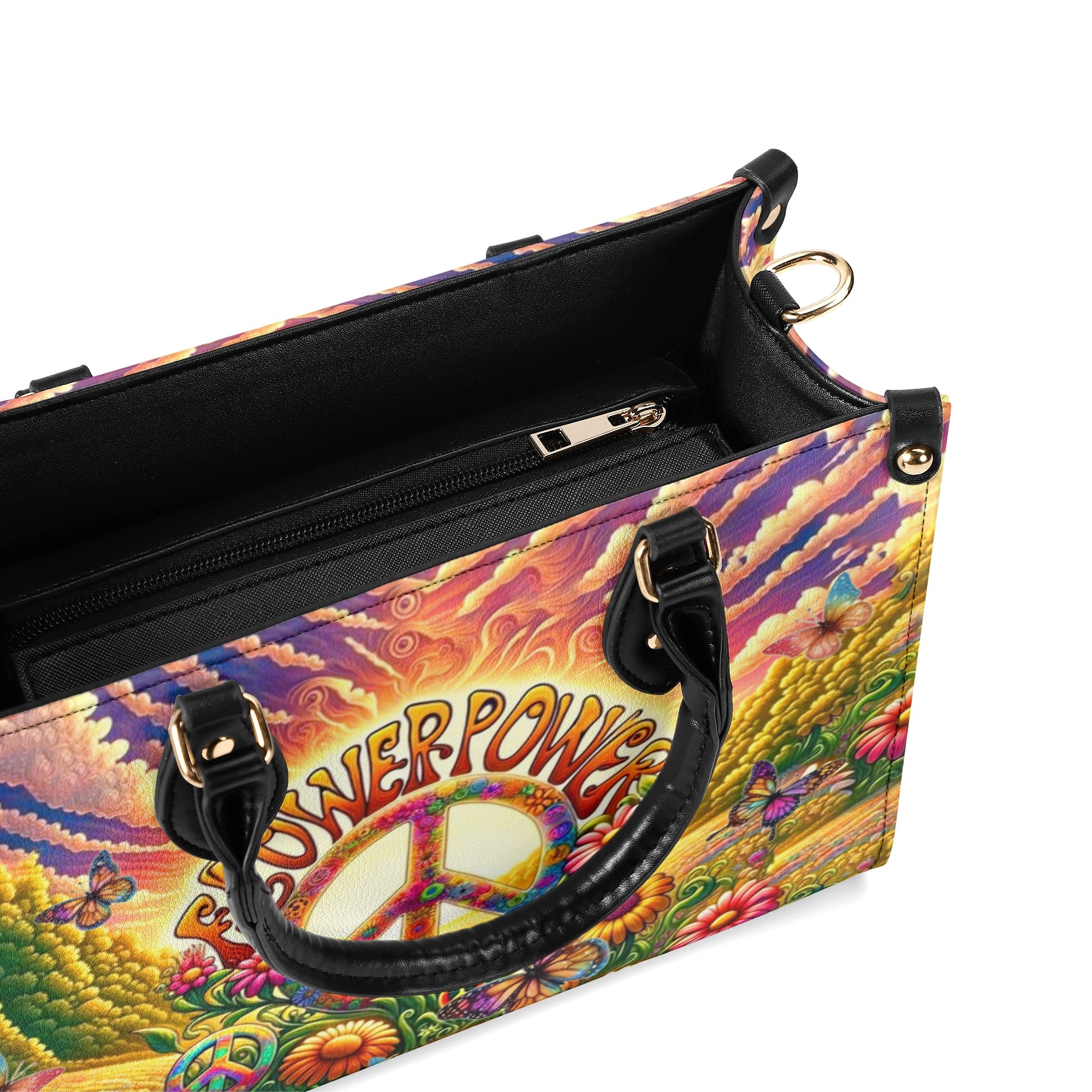 FLOWER POWER LEATHER HANDBAG - YHHN0612244