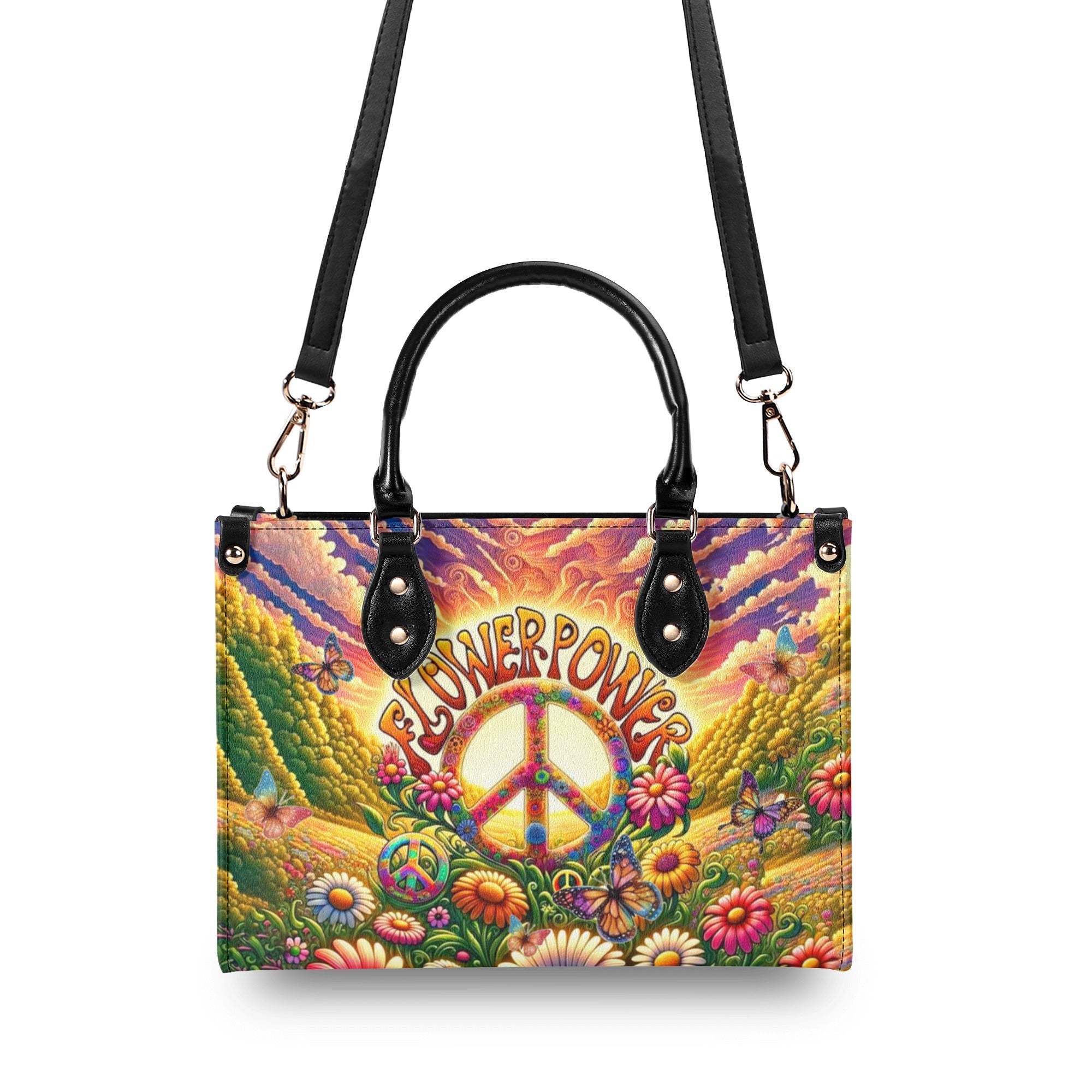 FLOWER POWER LEATHER HANDBAG - YHHN0612244