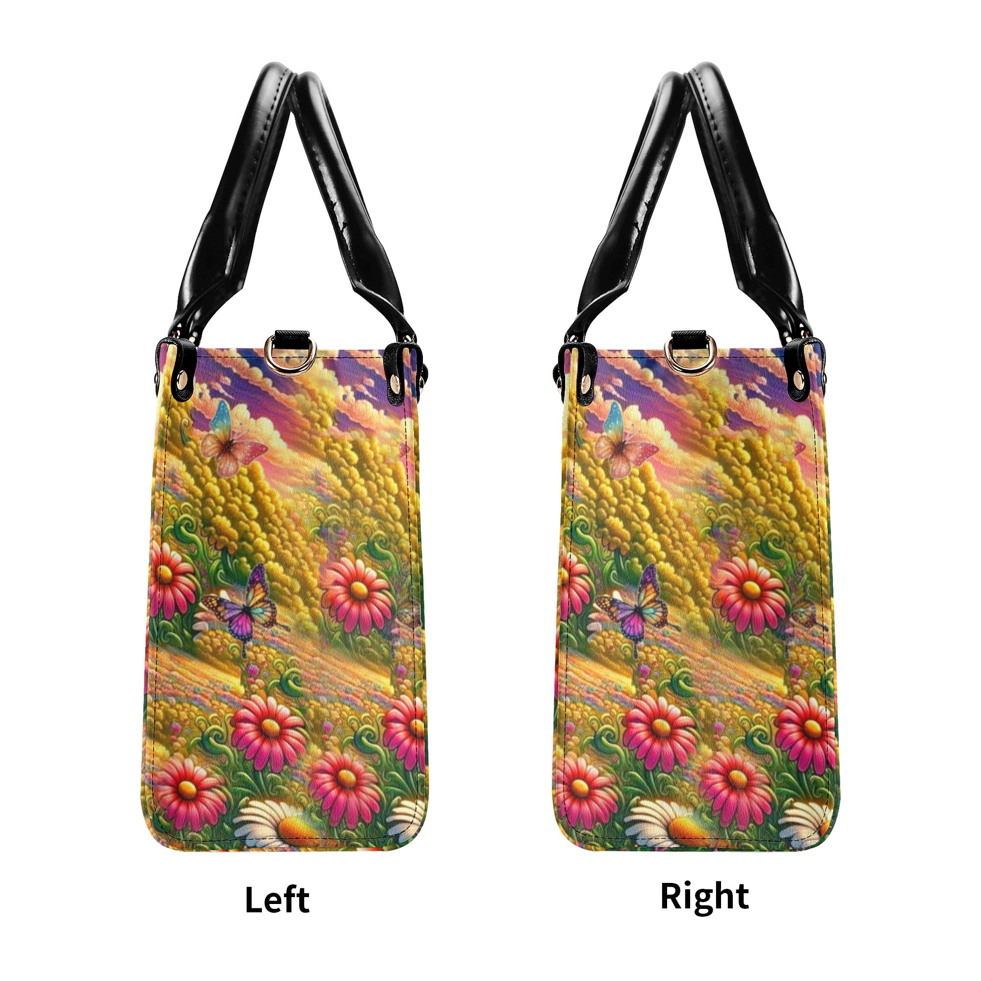 FLOWER POWER LEATHER HANDBAG - YHHN0612244