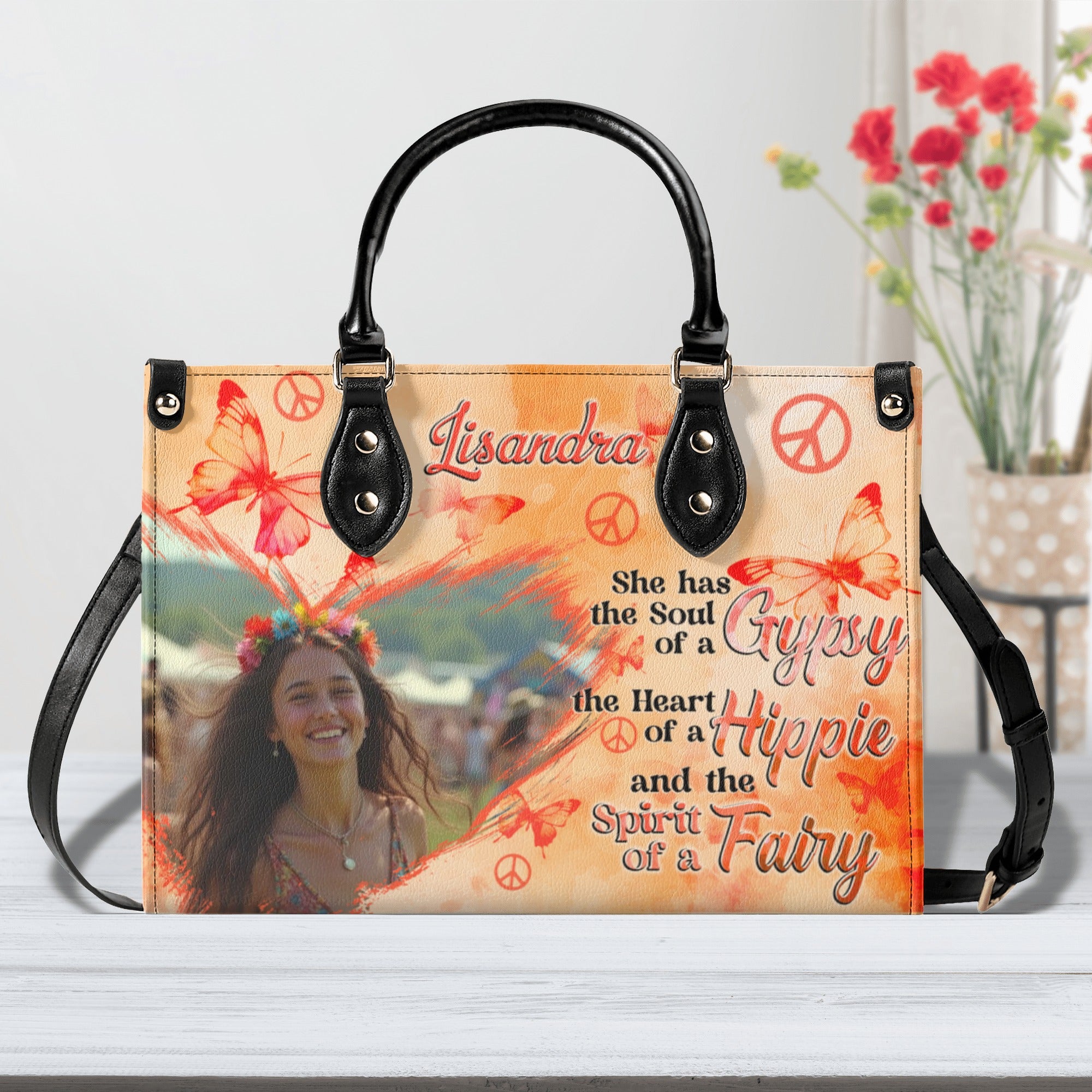 PERSONALIZED SPIRIT OF A FAIRY LEATHER HANDBAG - TYTD3112241