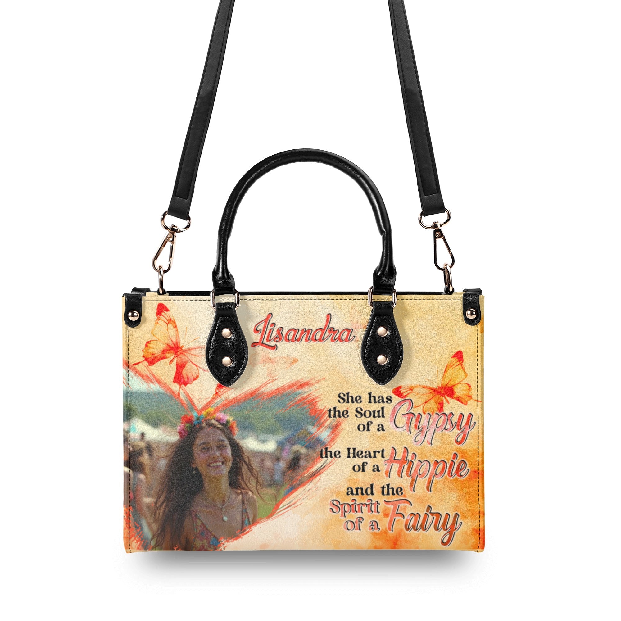 PERSONALIZED SPIRIT OF A FAIRY LEATHER HANDBAG - TYTD3112241