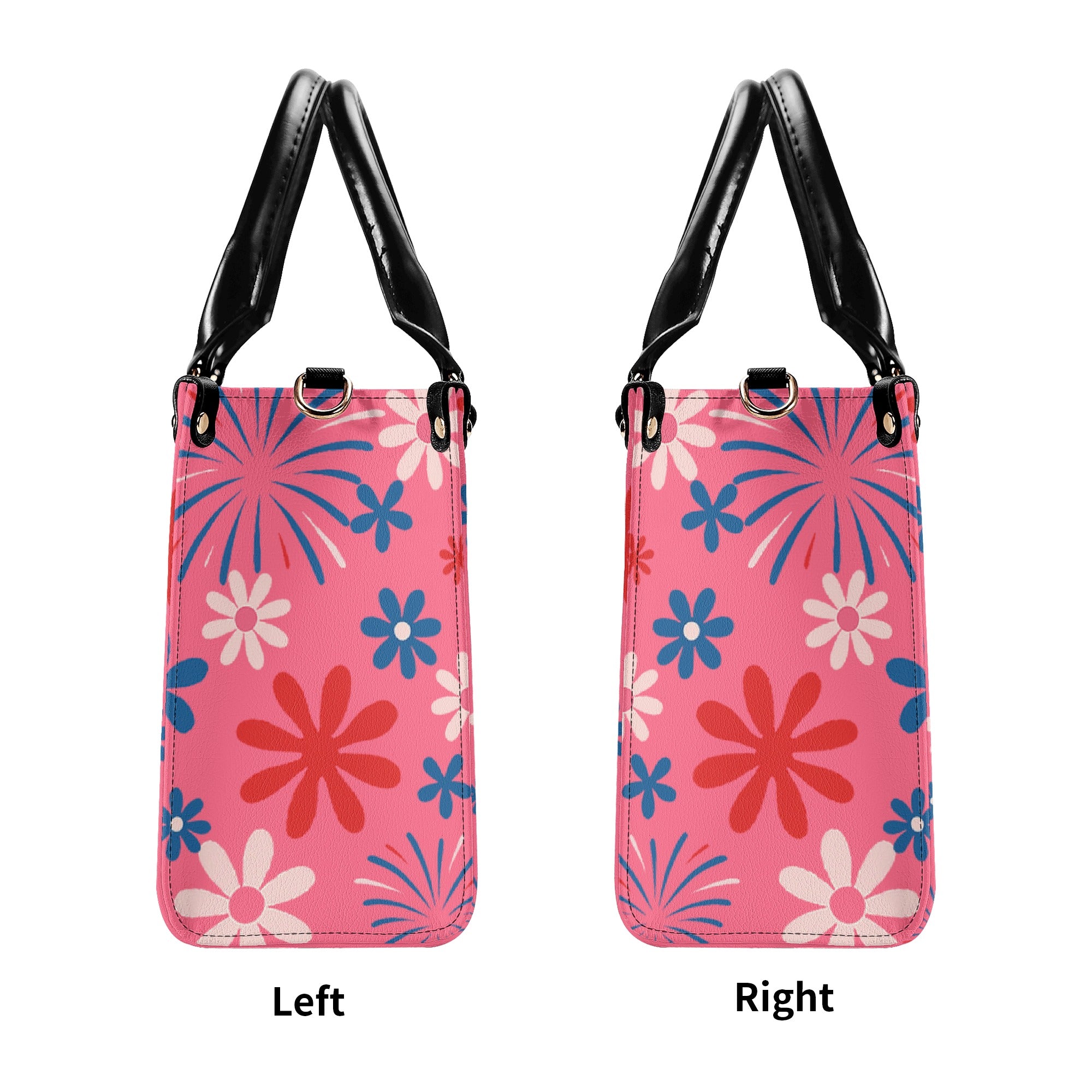 PRETTY IN PINK FLAMINGO LEATHER HANDBAG - TYQY1305259