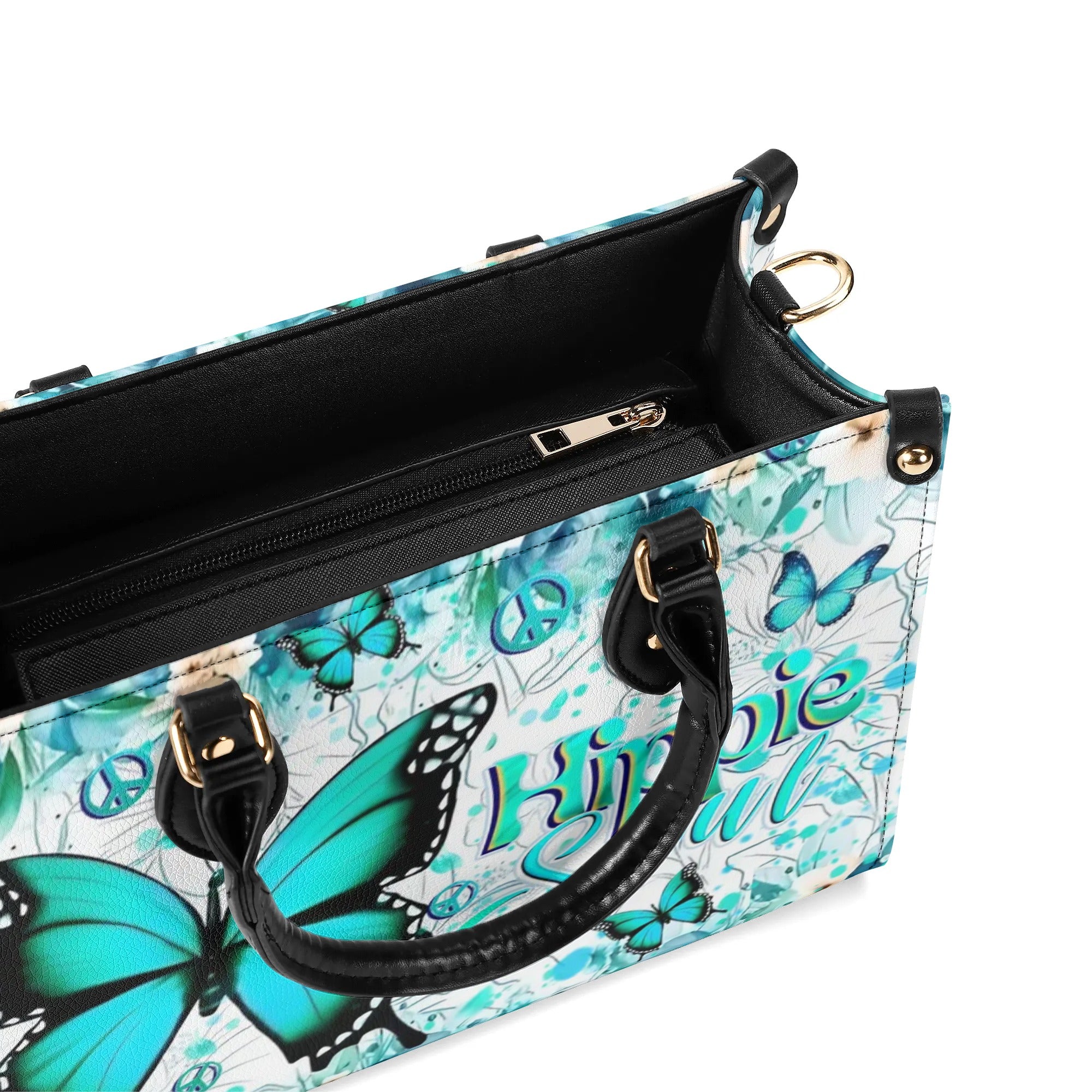 HIPPIE SOUL BUTTERFLY LEATHER HANDBAG - YHHN2407244