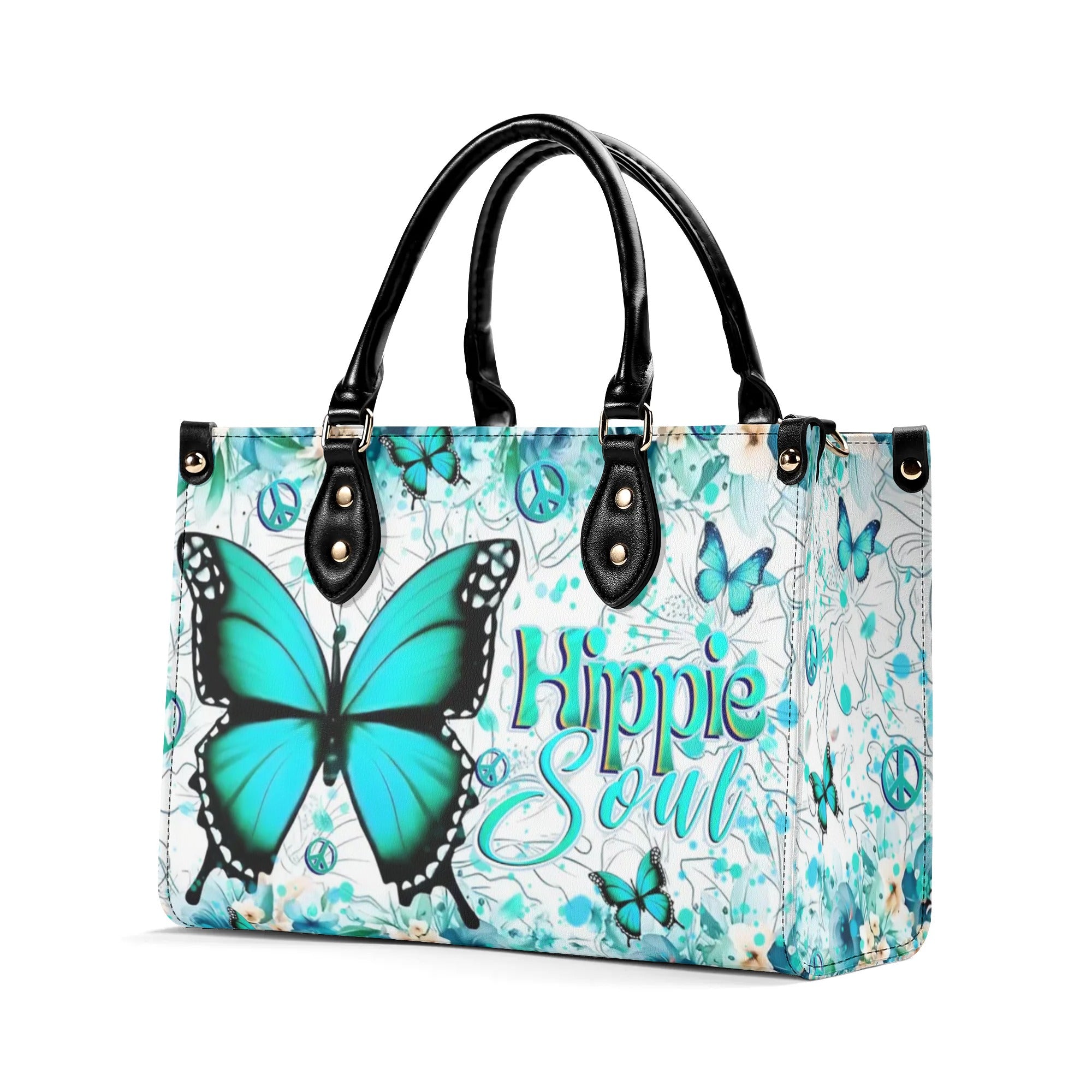 HIPPIE SOUL BUTTERFLY LEATHER HANDBAG - YHHN2407244