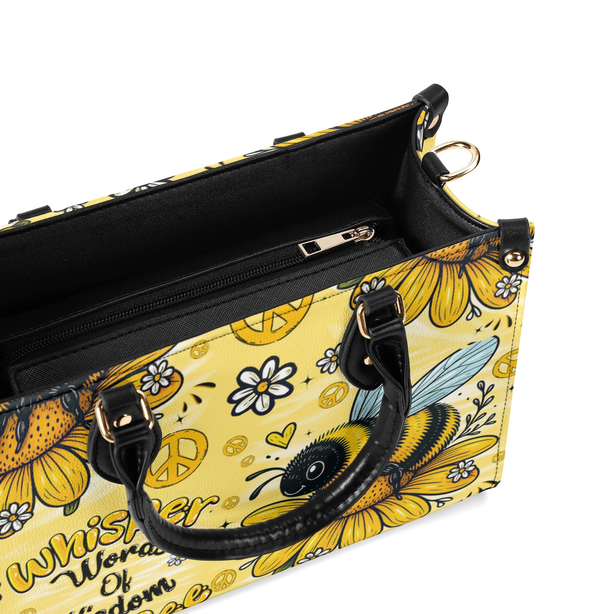 WHISPER WORDS OF WISDOM LET IT BEE LEATHER HANDBAG - TYQY1706259