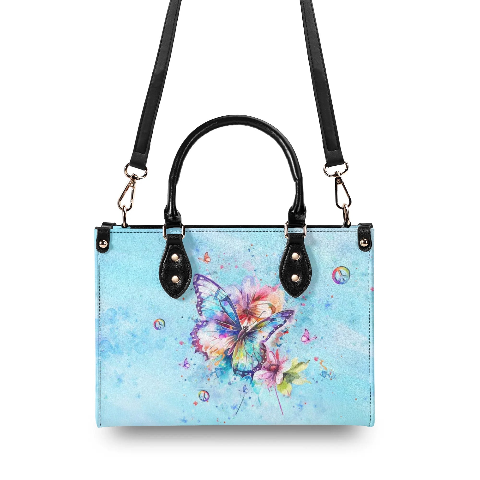 JUST BREATHE BUTTERFLY LEATHER HANDBAG - YHLT2307244