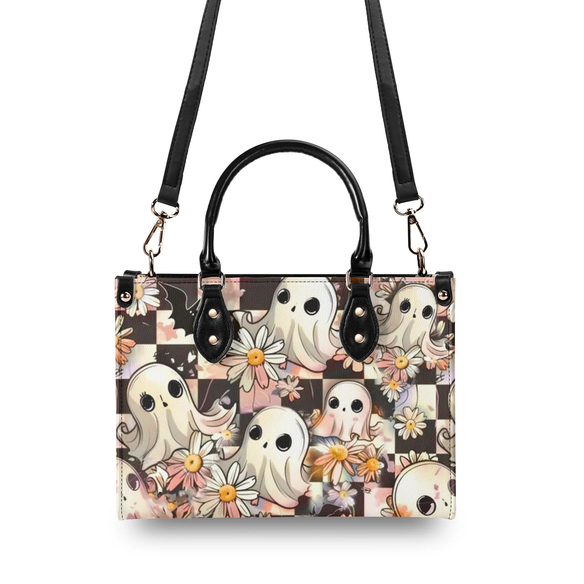 SPOOKTACULAR RETRO HALLOWEEN LEATHER HANDBAG - YHHN0708244