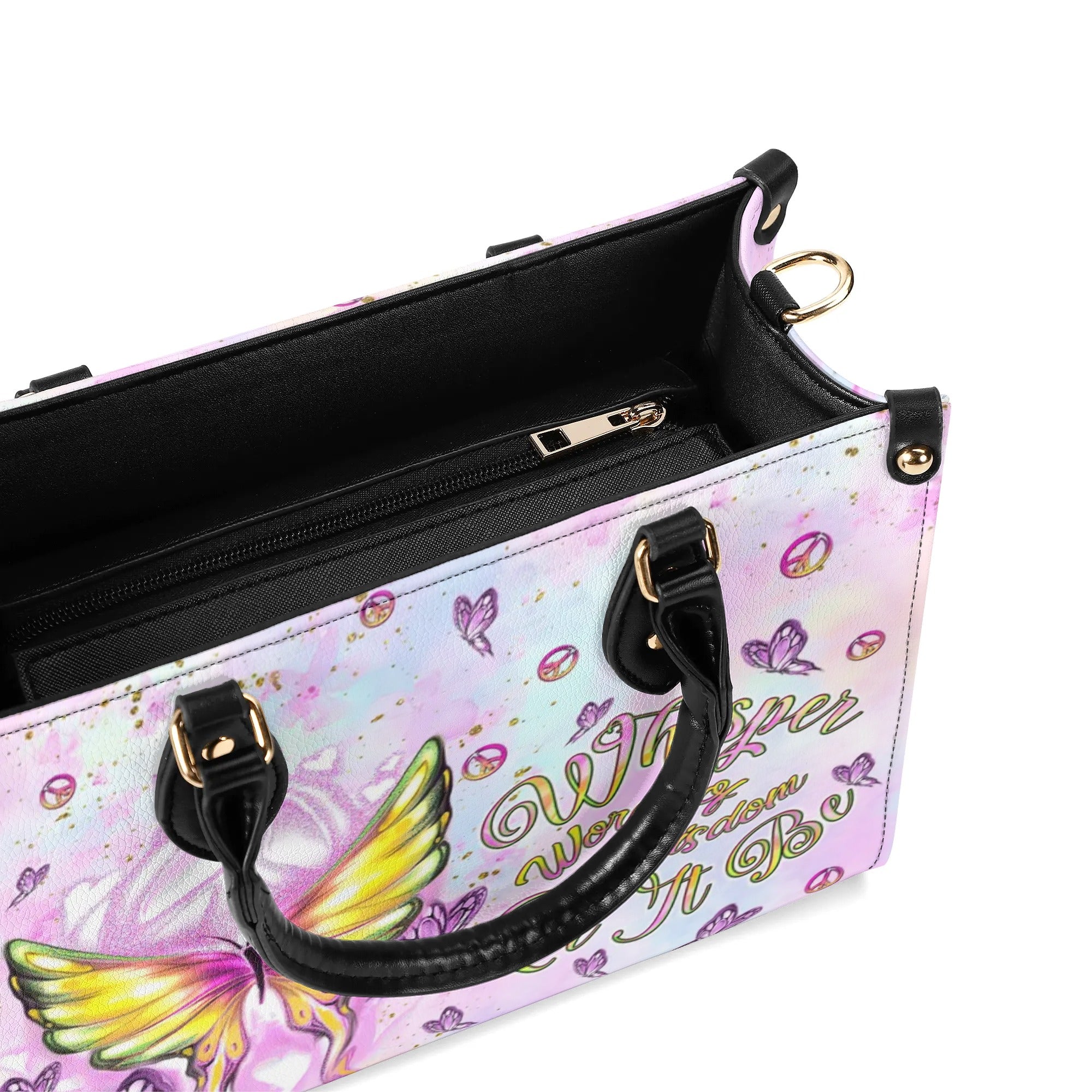 WHISPER WORDS OF WISDOM BUTTERFLY LEATHER HANDBAG - TLNT0710245