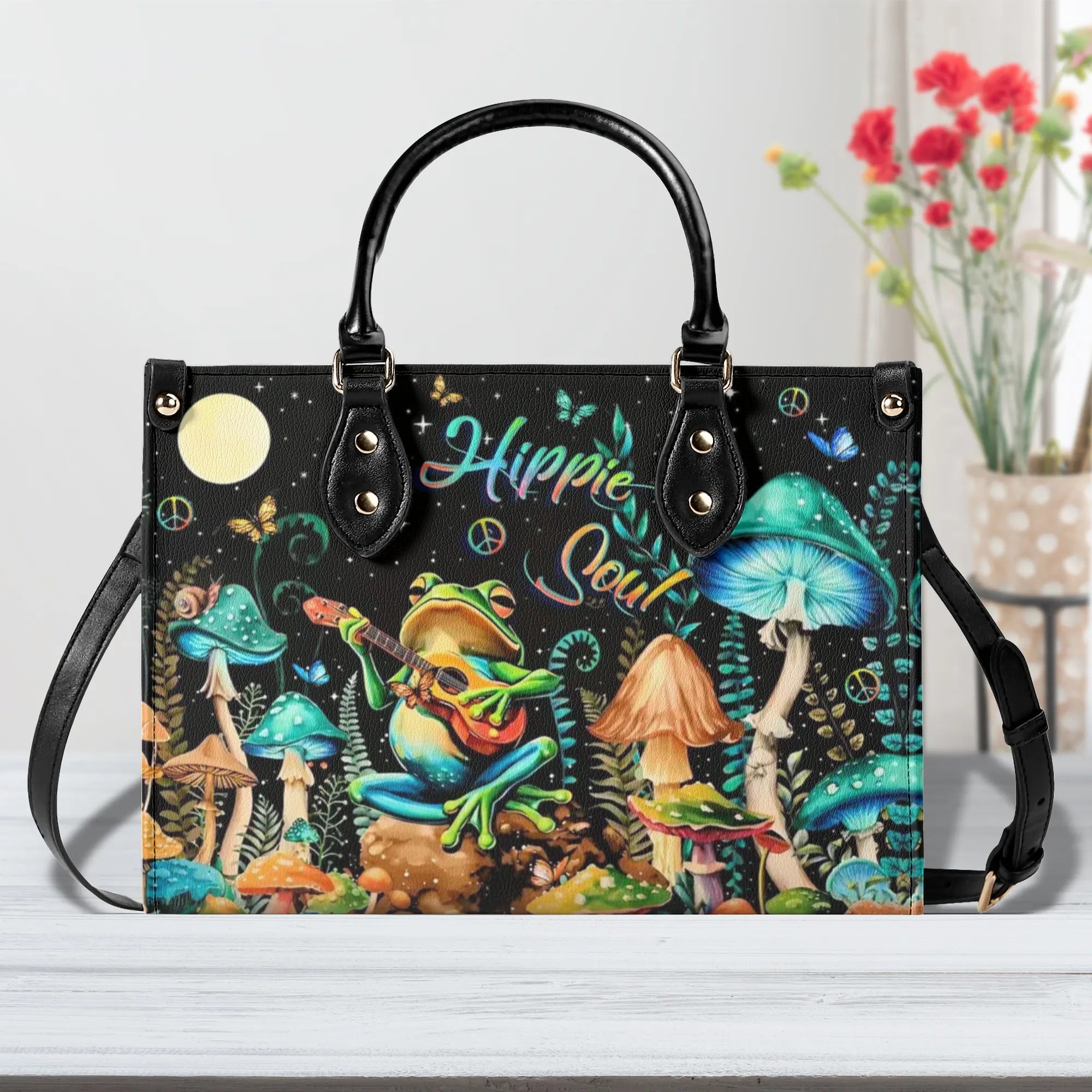 HIPPIE SOUL FROG LEATHER HANDBAG - YHLT0609241