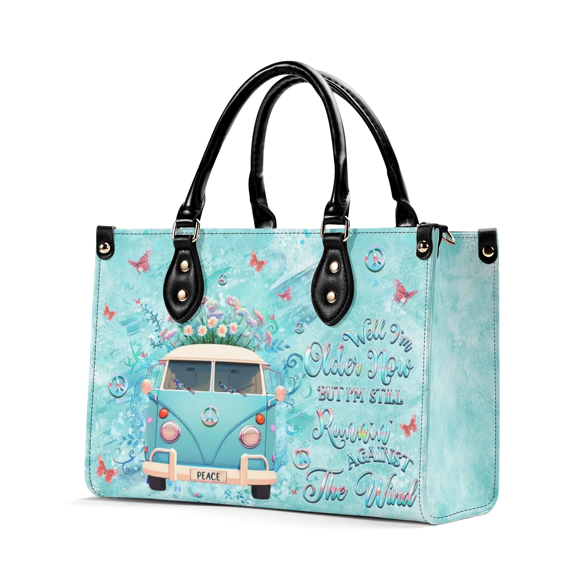 RUNNING AGAINST THE WIND LEATHER HANDBAG - YHHG1608244