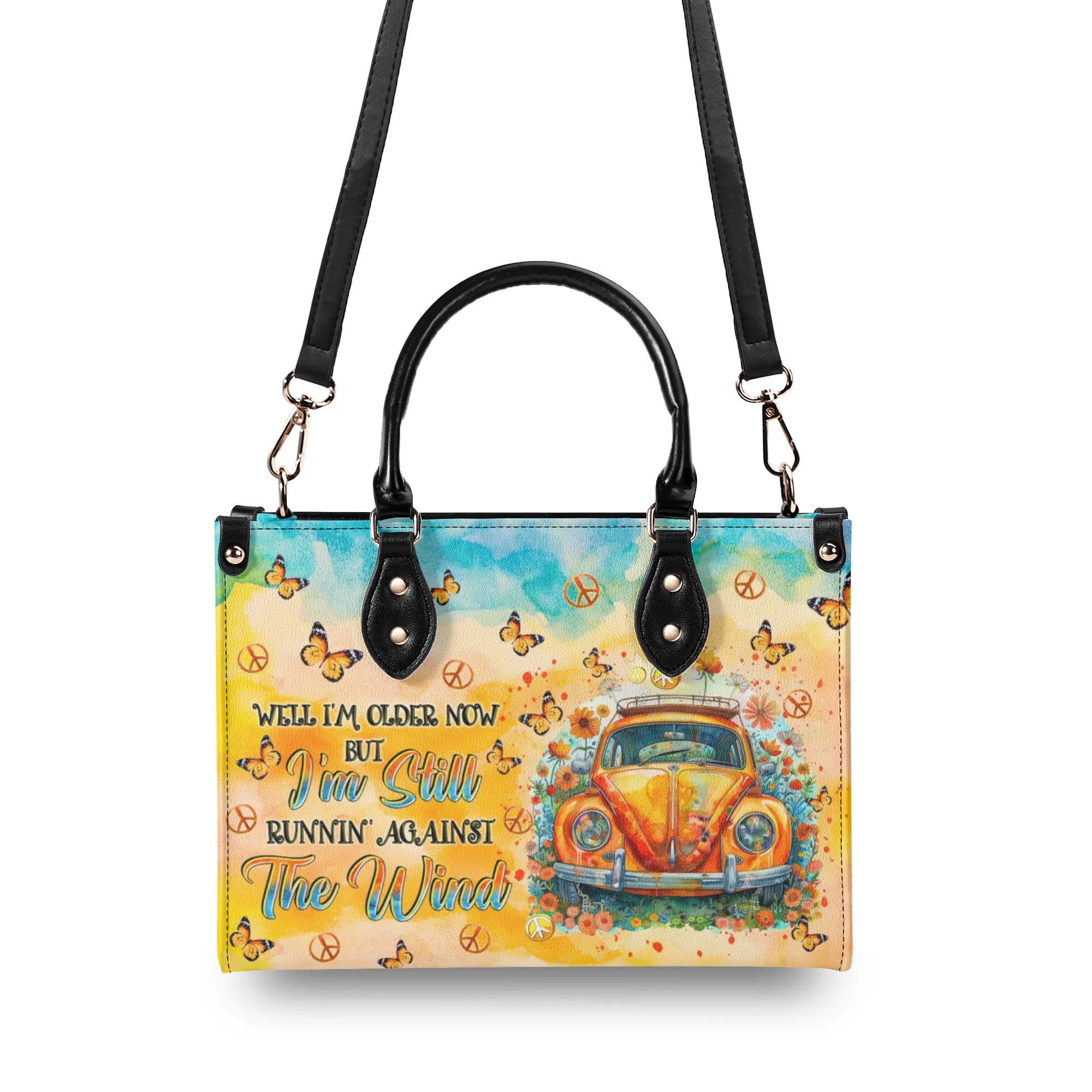 RUNNING AGAINST THE WIND LEATHER HANDBAG - TLTR2908243