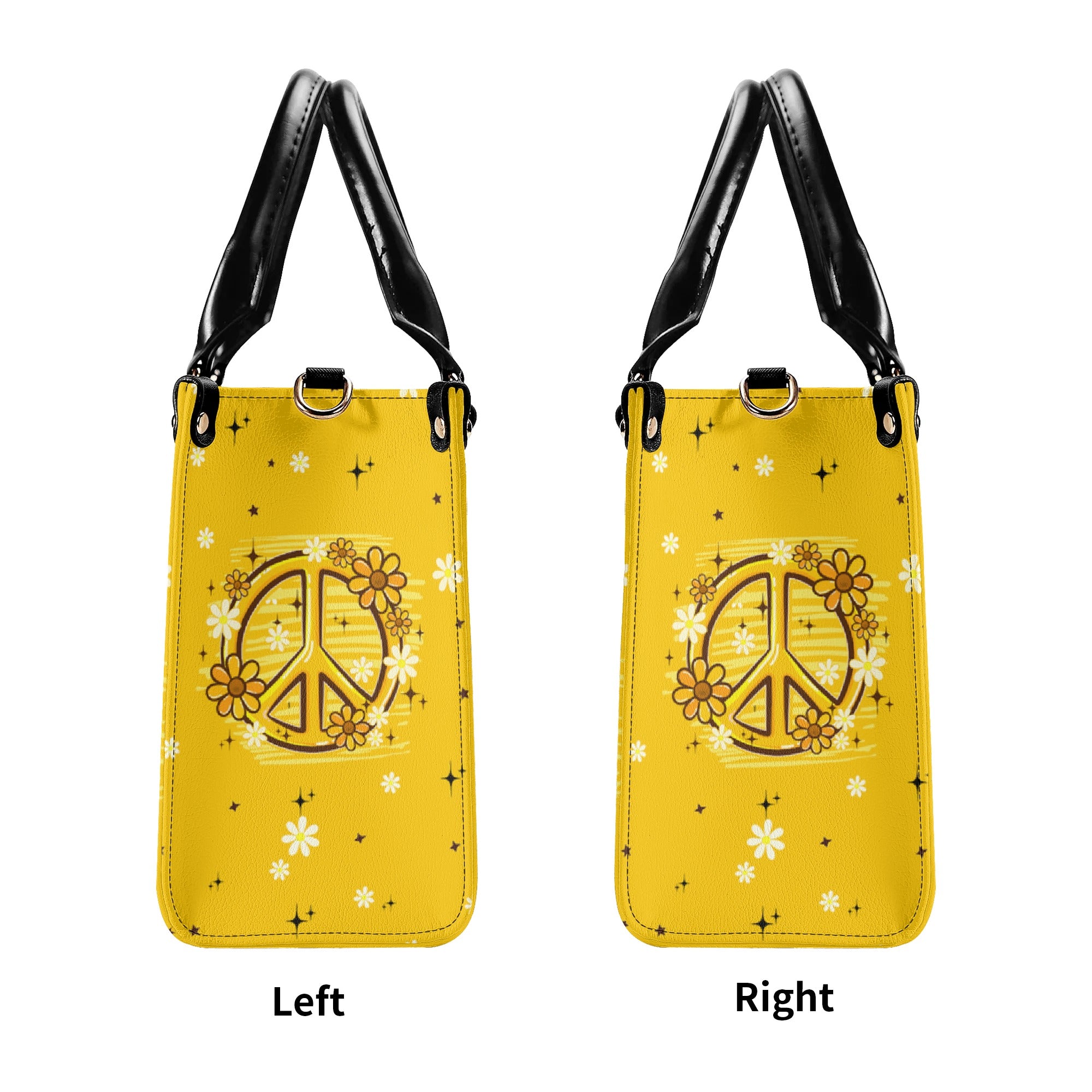 I'M NOT SHORT DUCK HIPPIE LEATHER HANDBAG - TYPQ0907256