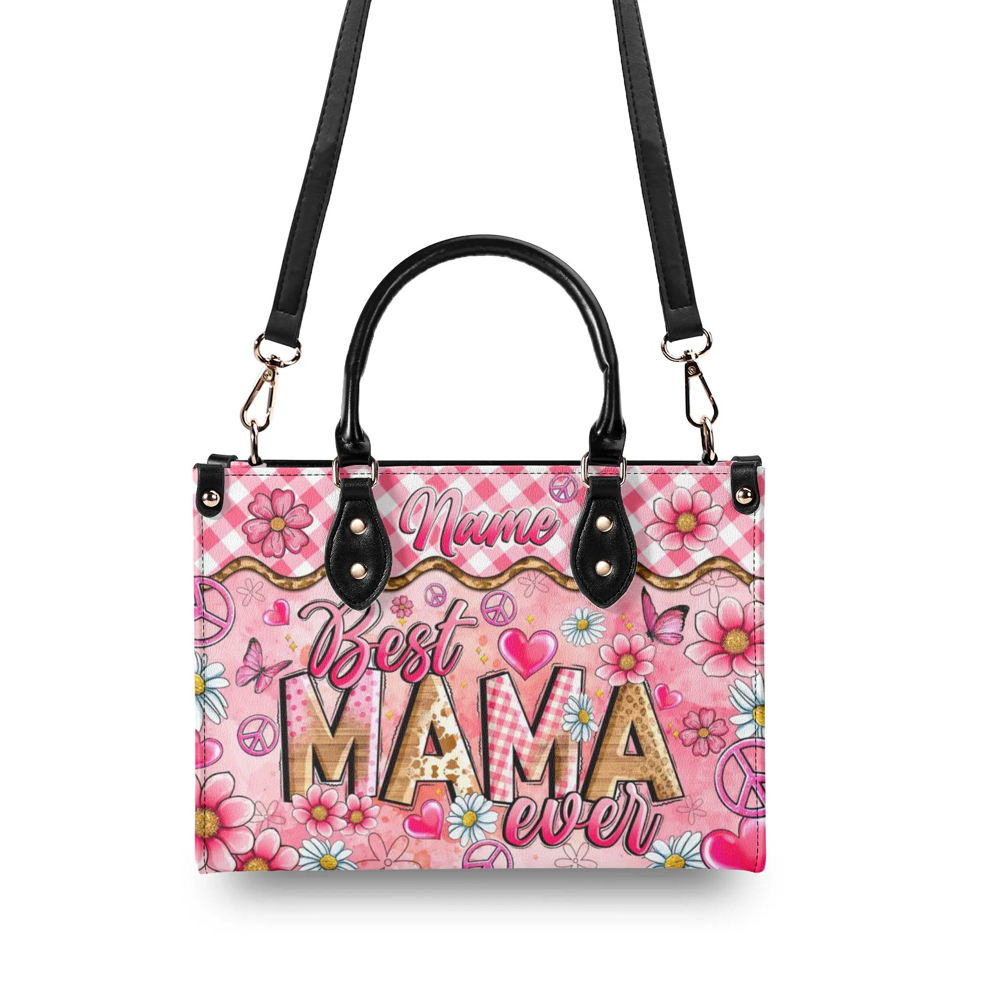 BEST MAMA EVER LEATHER HANDBAG - TYQY1807242