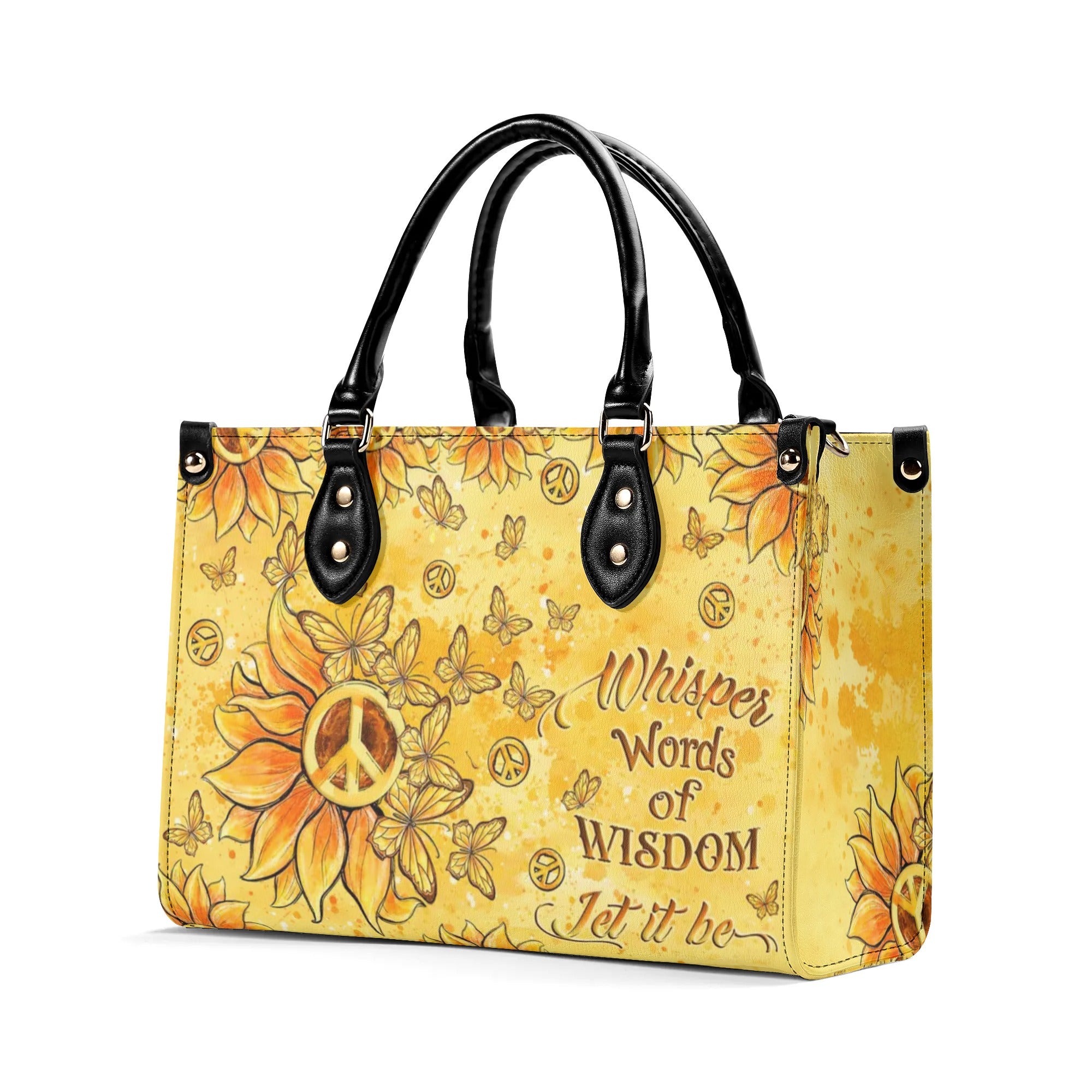 WHISPER WORDS OF WISDOM LEATHER HANDBAG - YHLT1308242