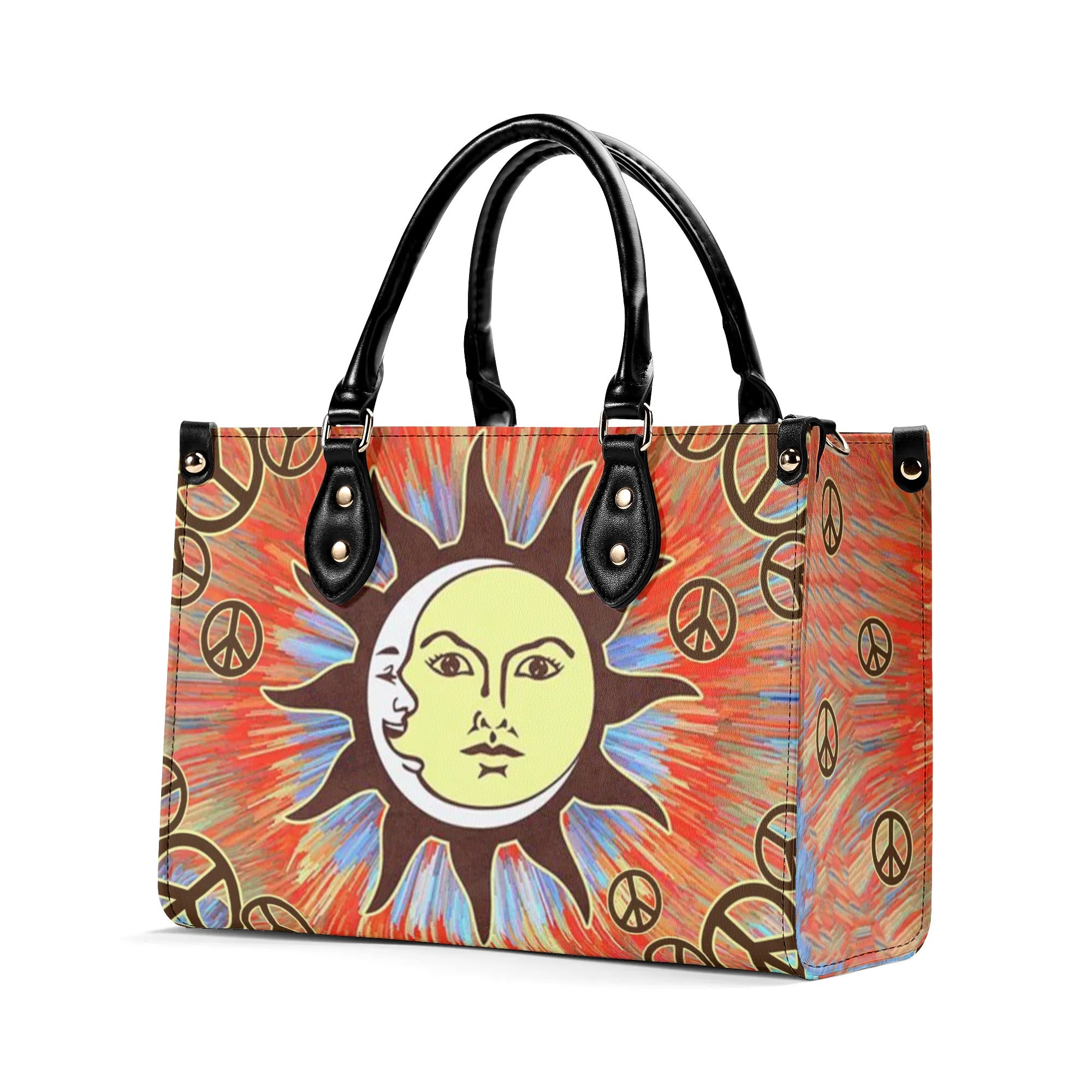 SUN MOON LEATHER HANDBAG - YHHN1807242