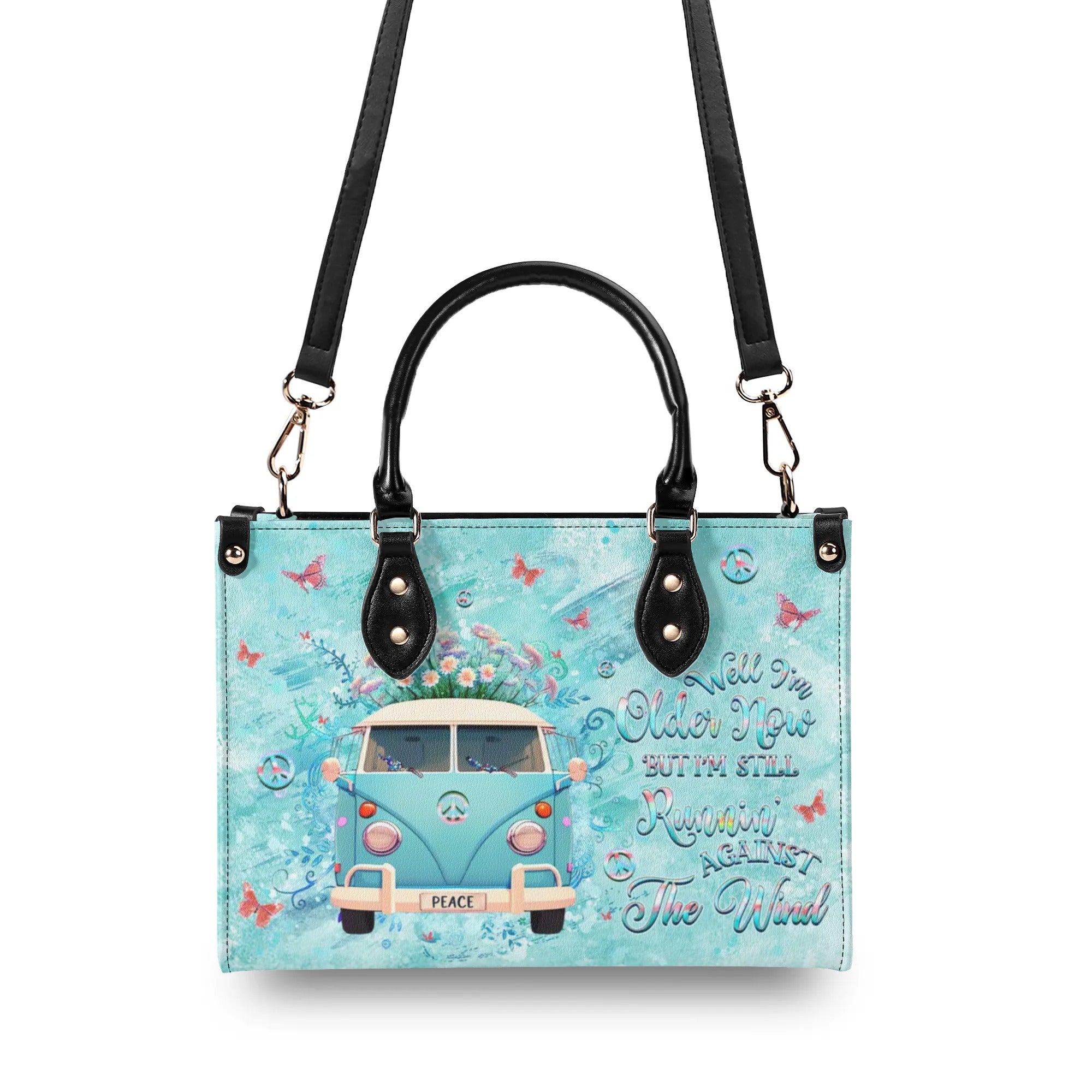 RUNNING AGAINST THE WIND LEATHER HANDBAG - YHHG1608244