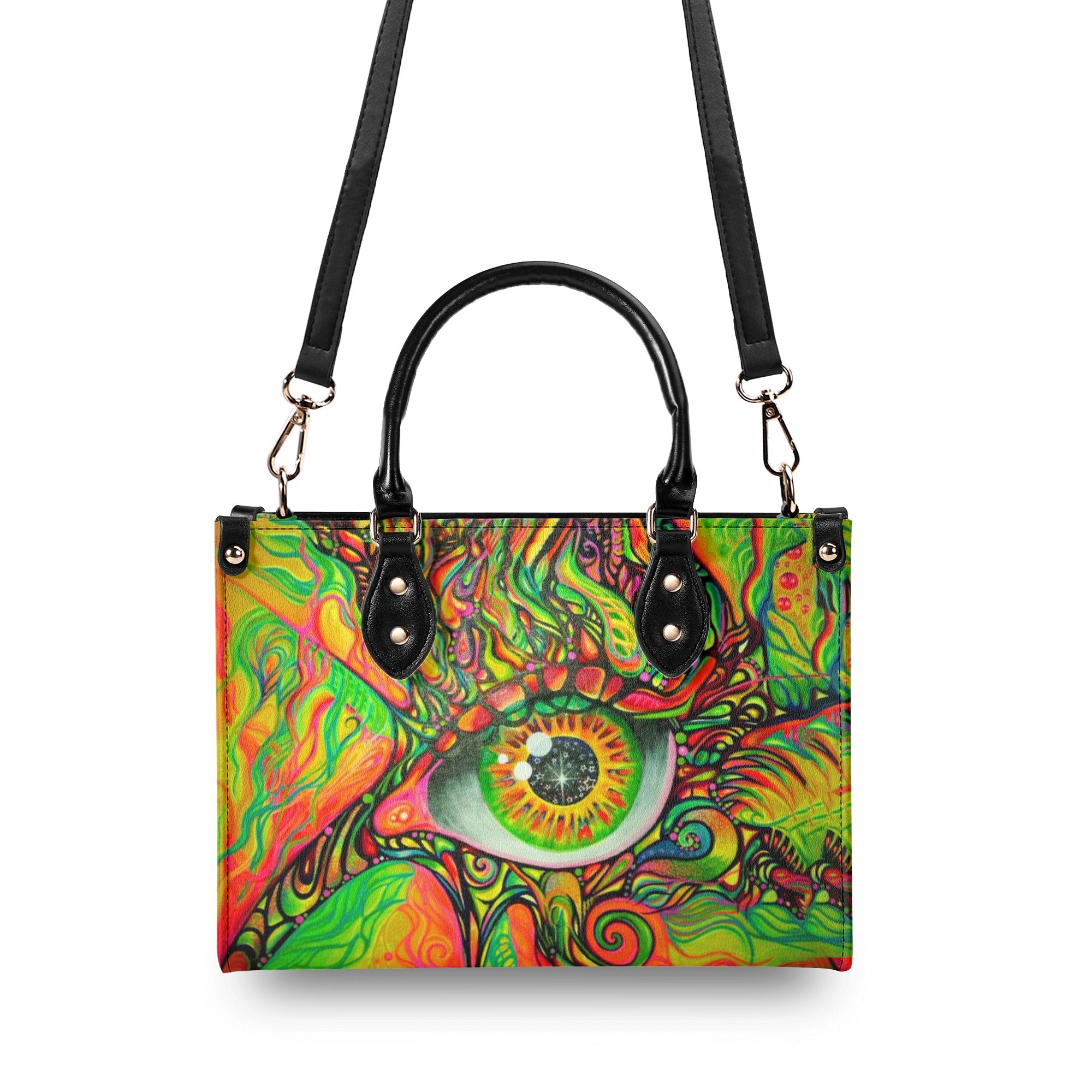 HIPPIE EYE LEATHER HANDBAG - YHHN1710244