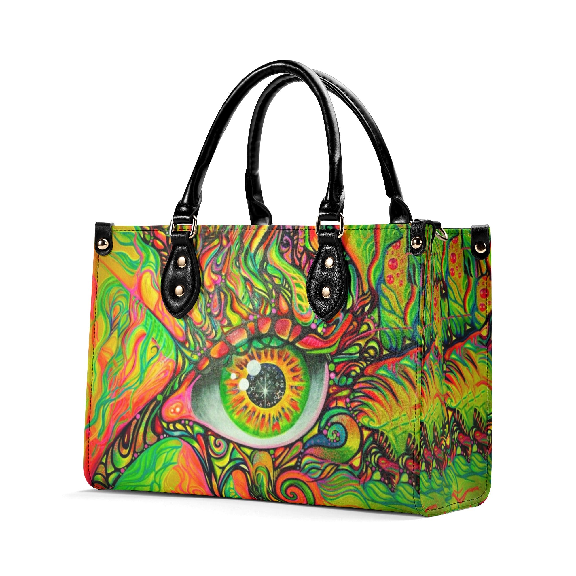 HIPPIE EYE LEATHER HANDBAG - YHHN1710244