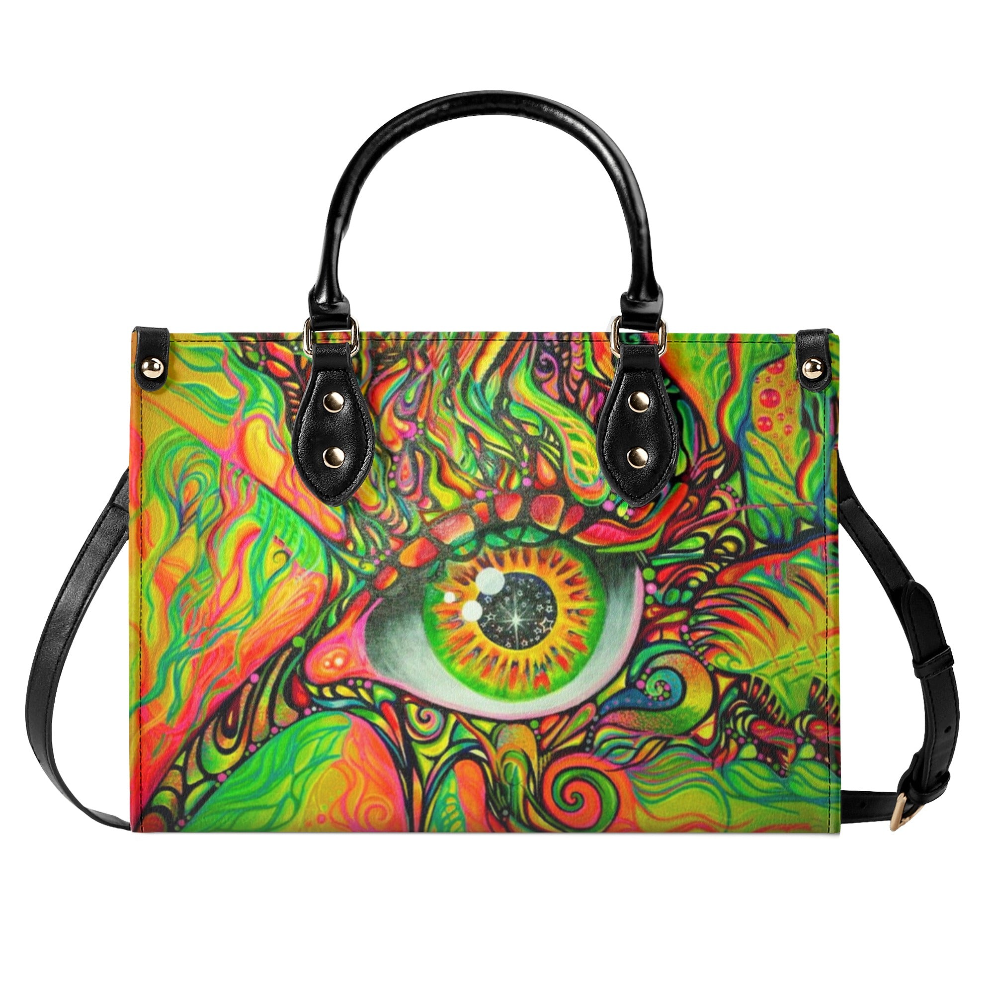 HIPPIE EYE LEATHER HANDBAG - YHHN1710244