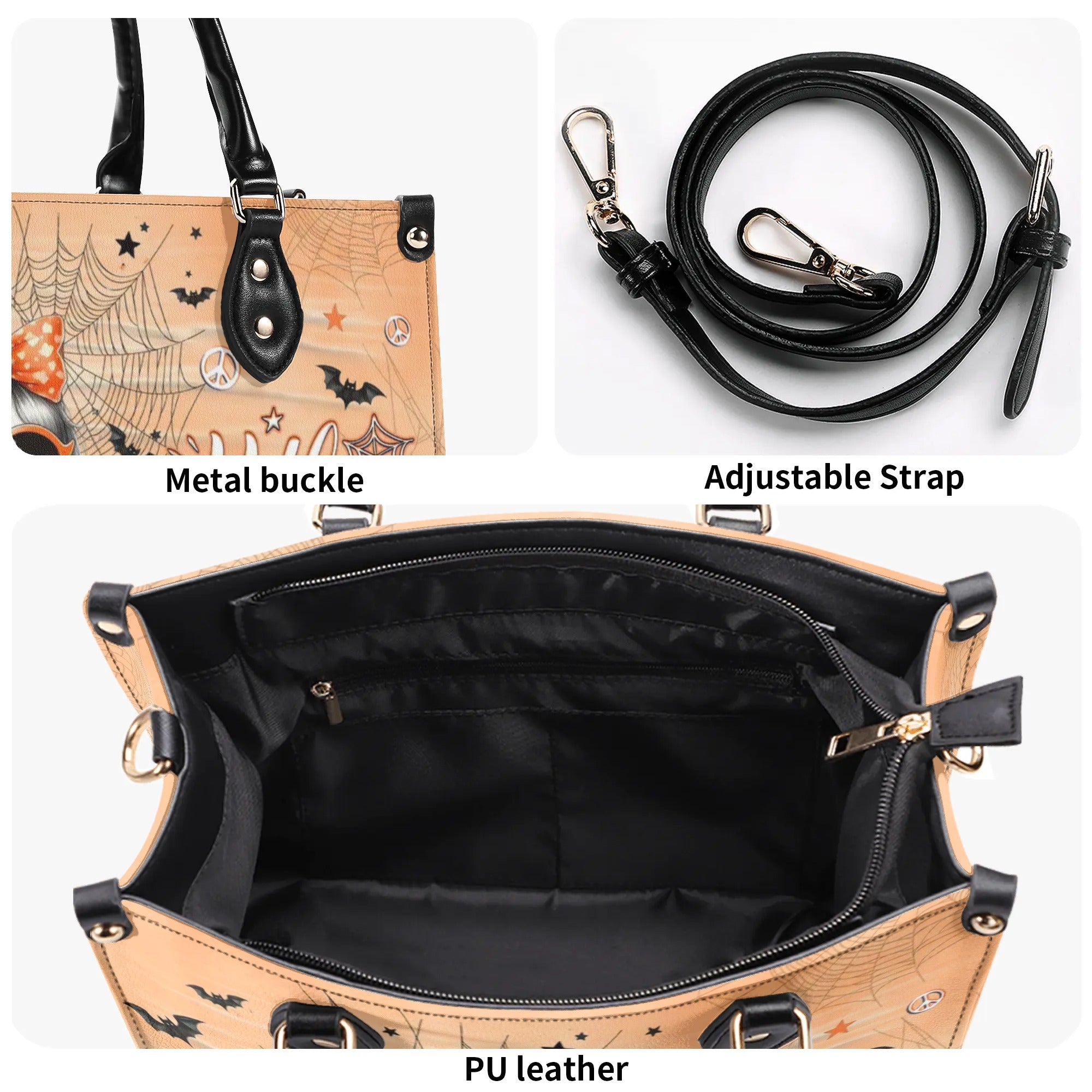 HELLO BOOTIFUL LEATHER HANDBAG - YHHG1109244