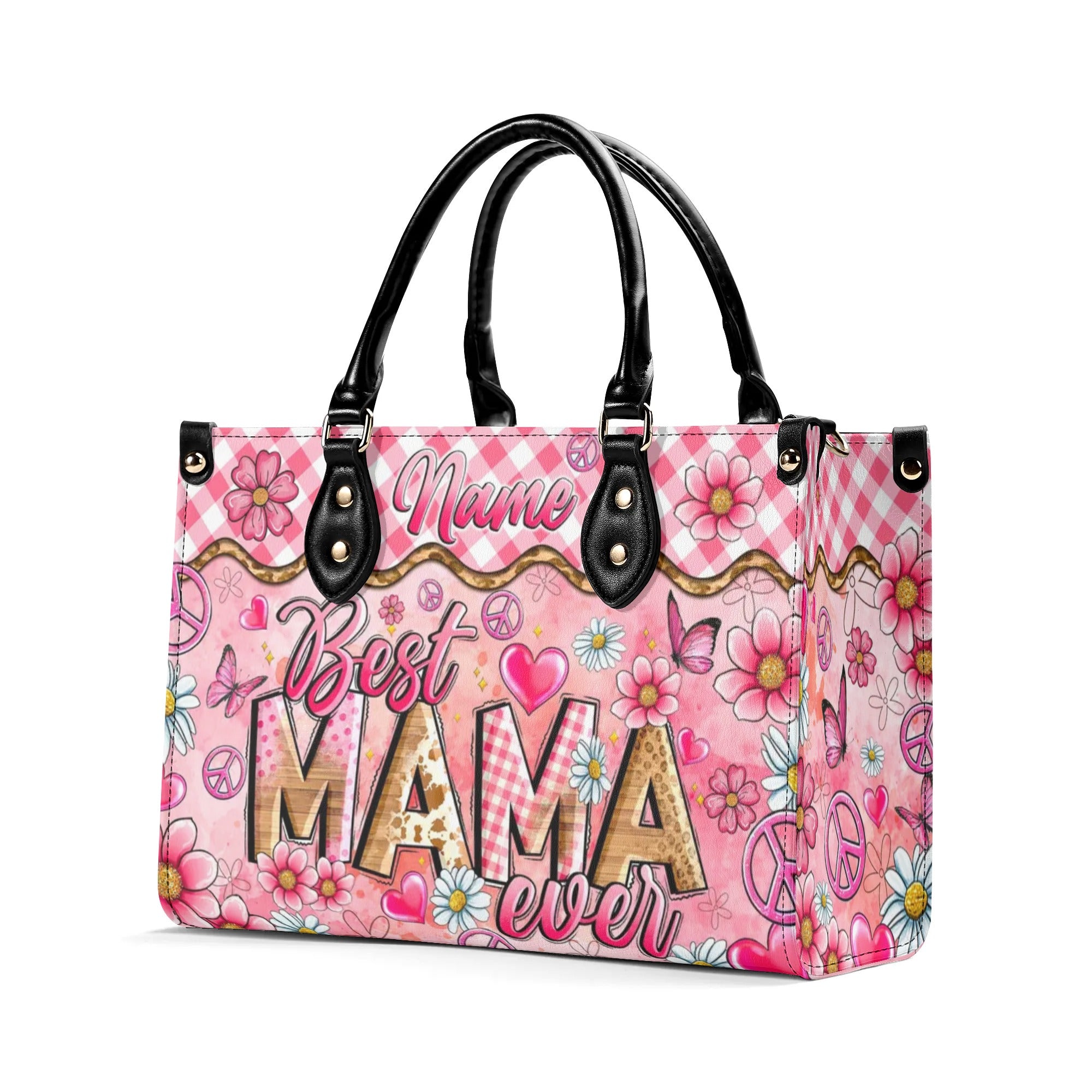 BEST MAMA EVER LEATHER HANDBAG - TYQY1807242