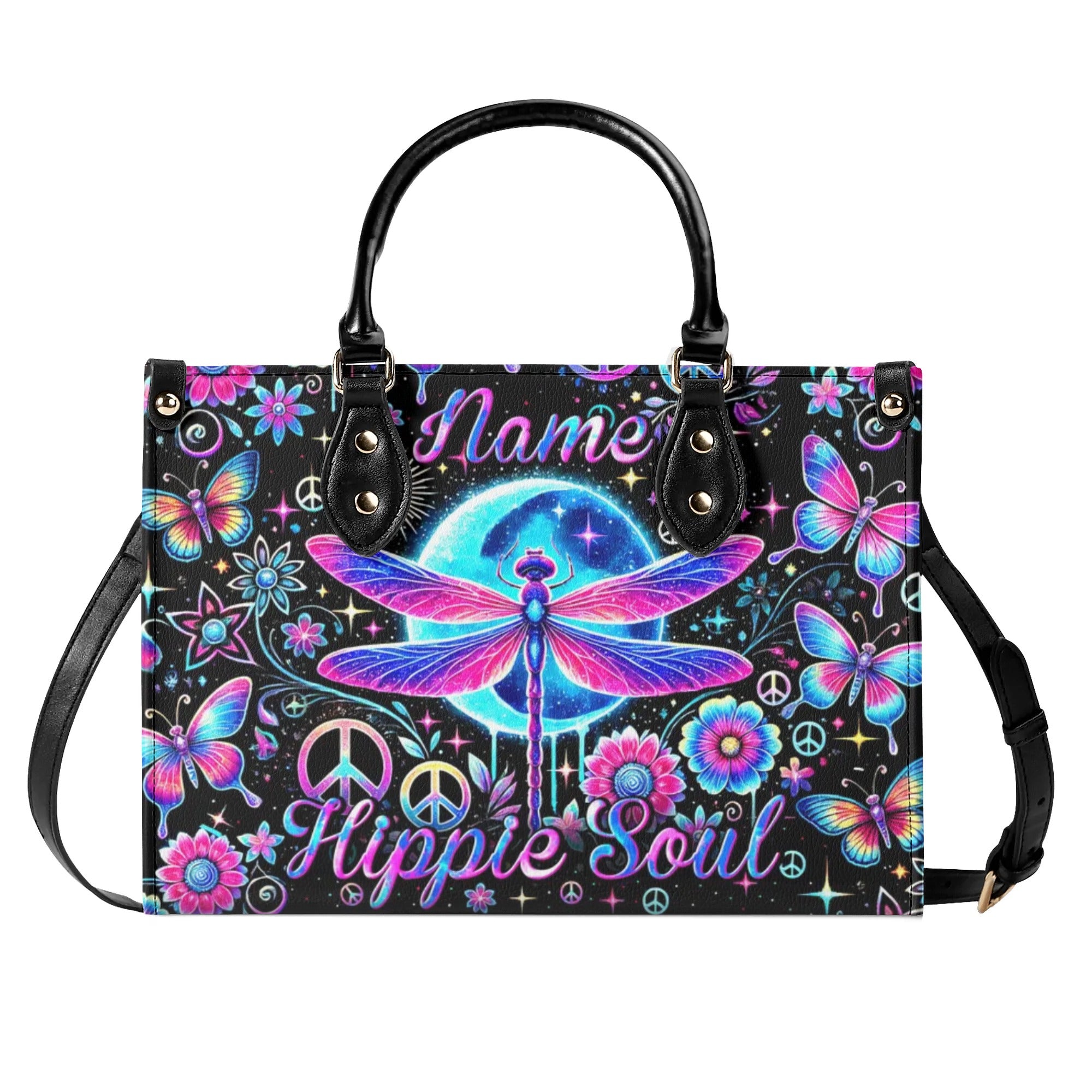 HIPPE SOUL DRAGONFLY LEATHER HANDBAG - TYTM0807241