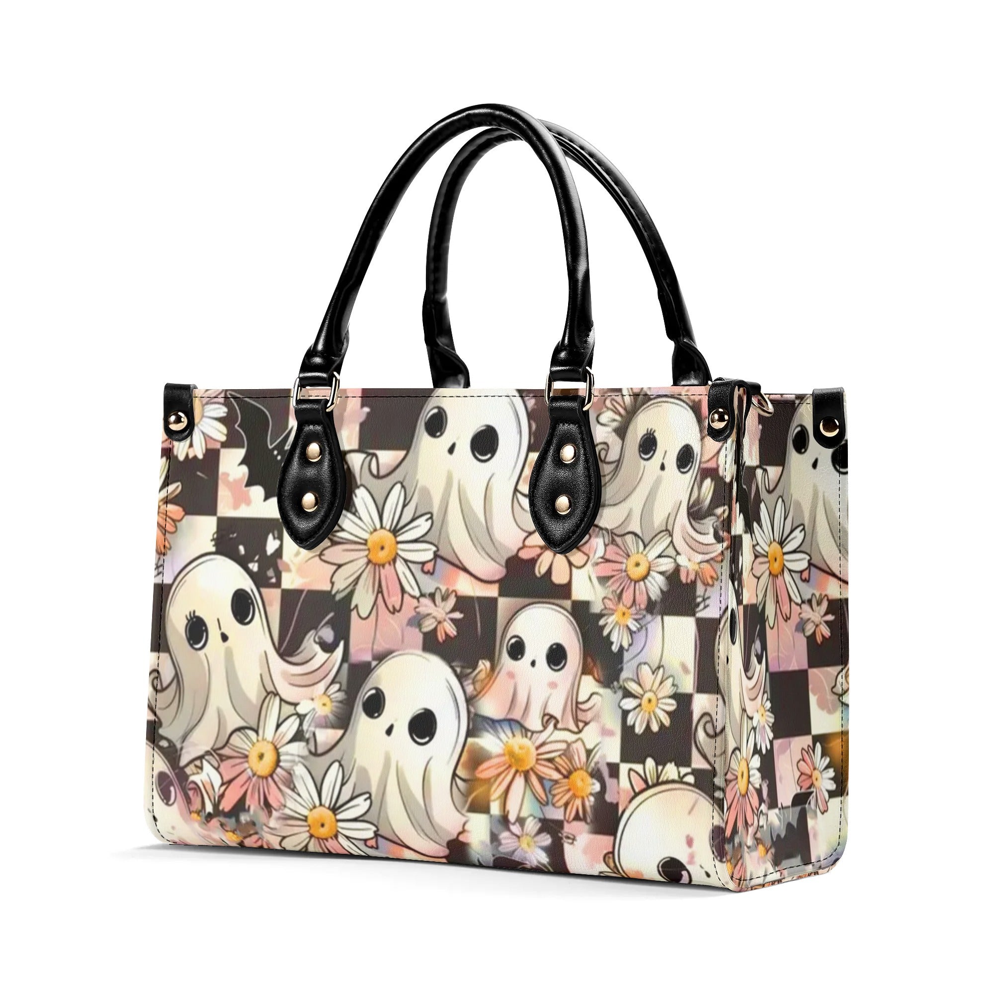 SPOOKTACULAR RETRO HALLOWEEN LEATHER HANDBAG - YHHN0708244