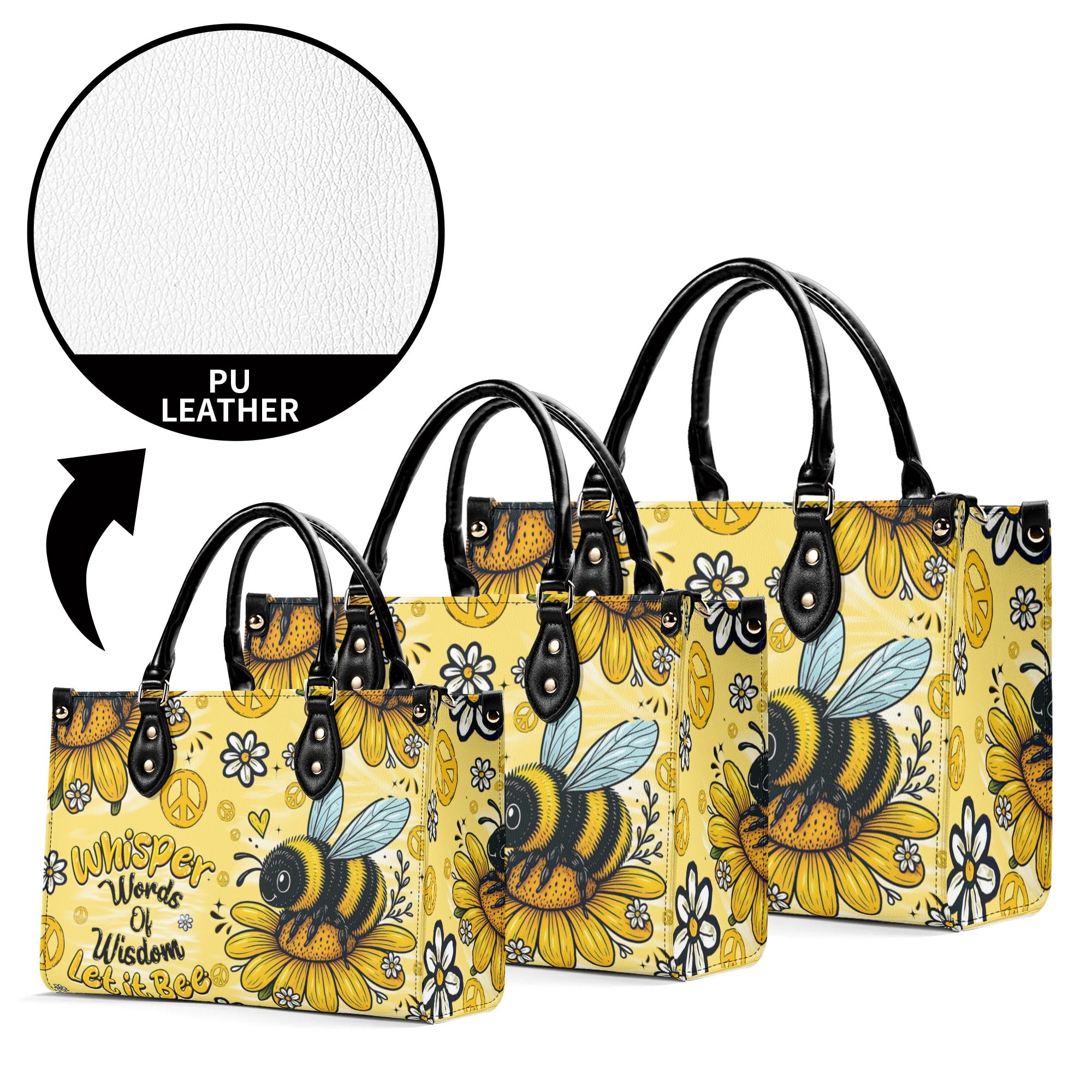 WHISPER WORDS OF WISDOM LET IT BEE LEATHER HANDBAG - TYQY1706259