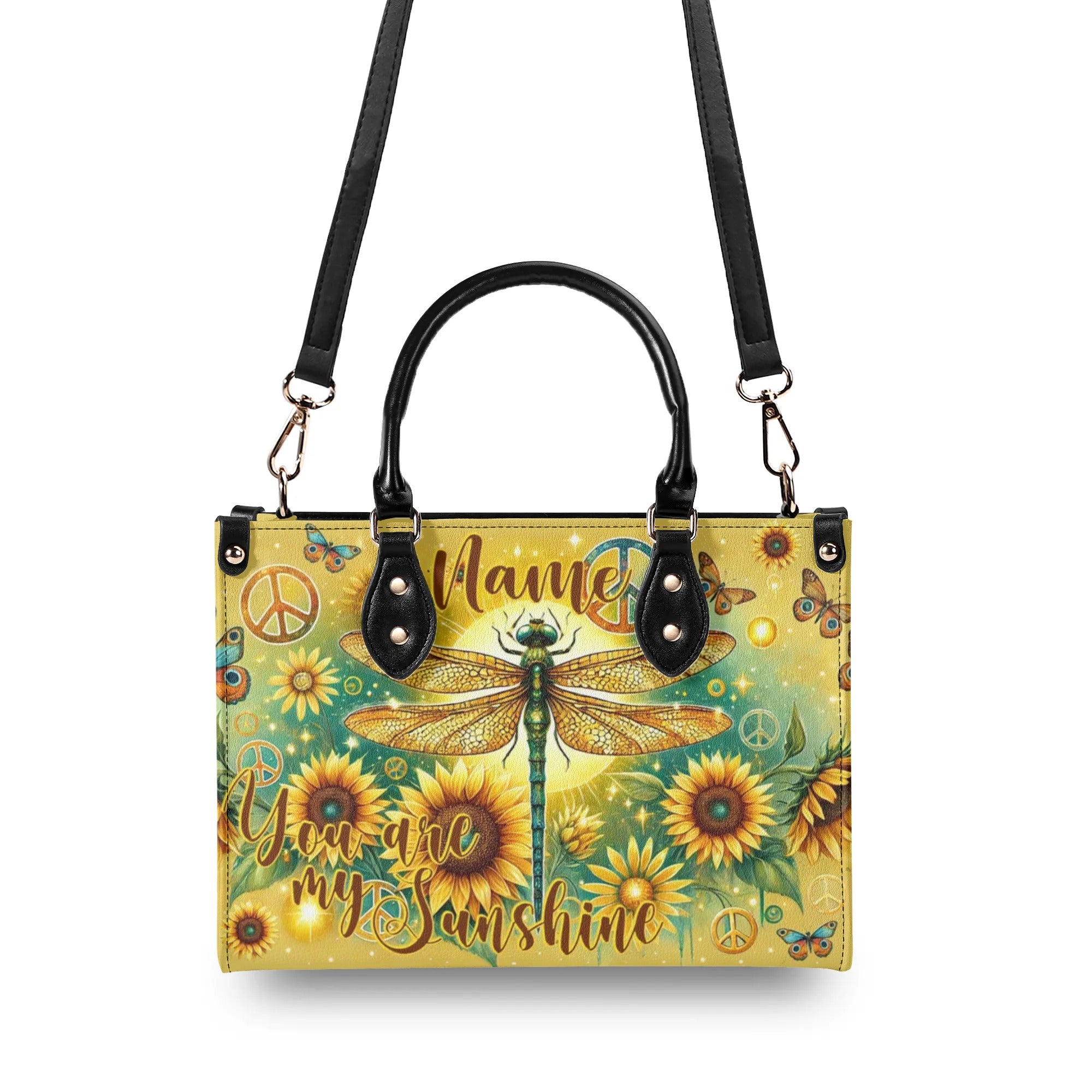 YOU ARE MY SUNSHINE LEATHER HANDBAG - TYTM1507244