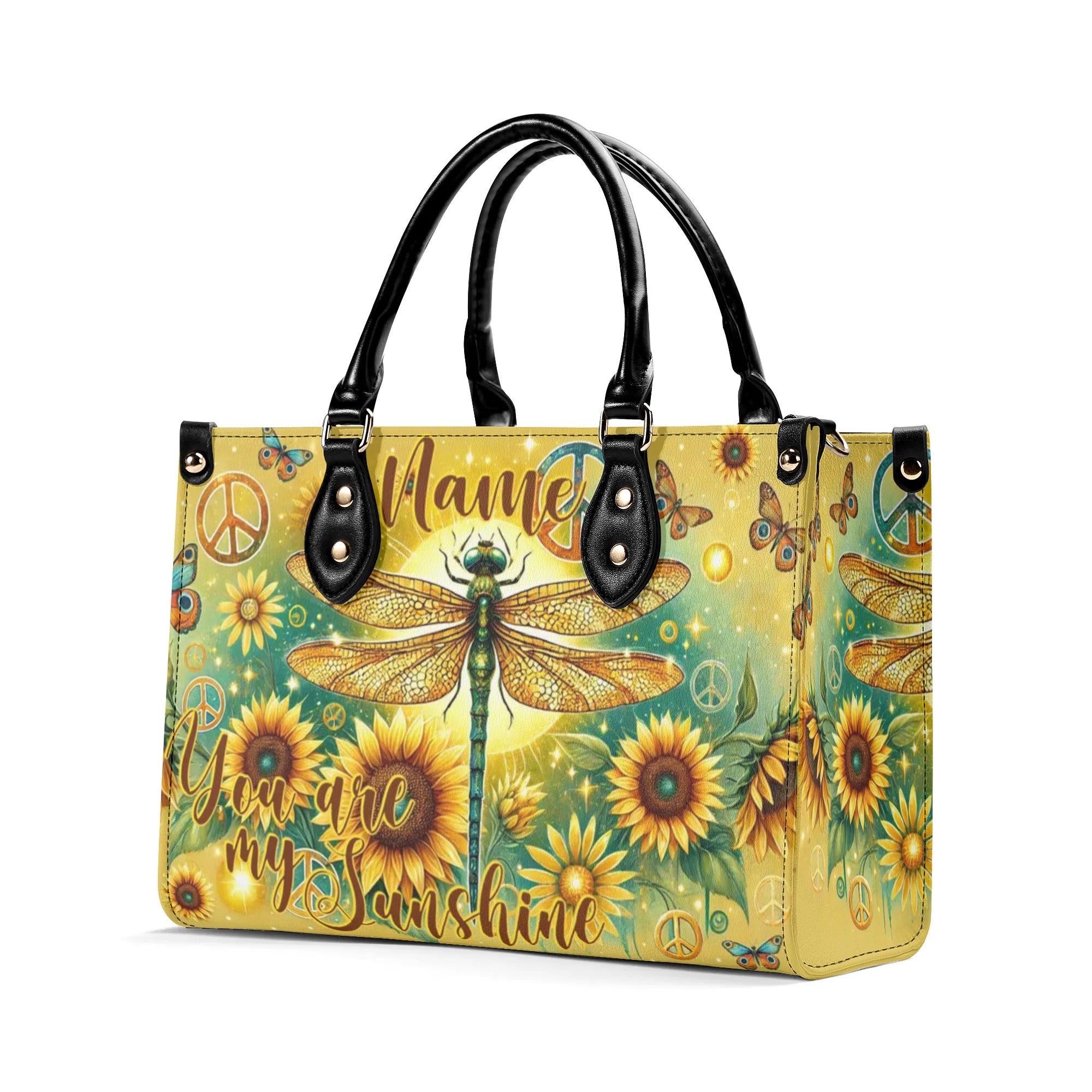 YOU ARE MY SUNSHINE LEATHER HANDBAG - TYTM1507244