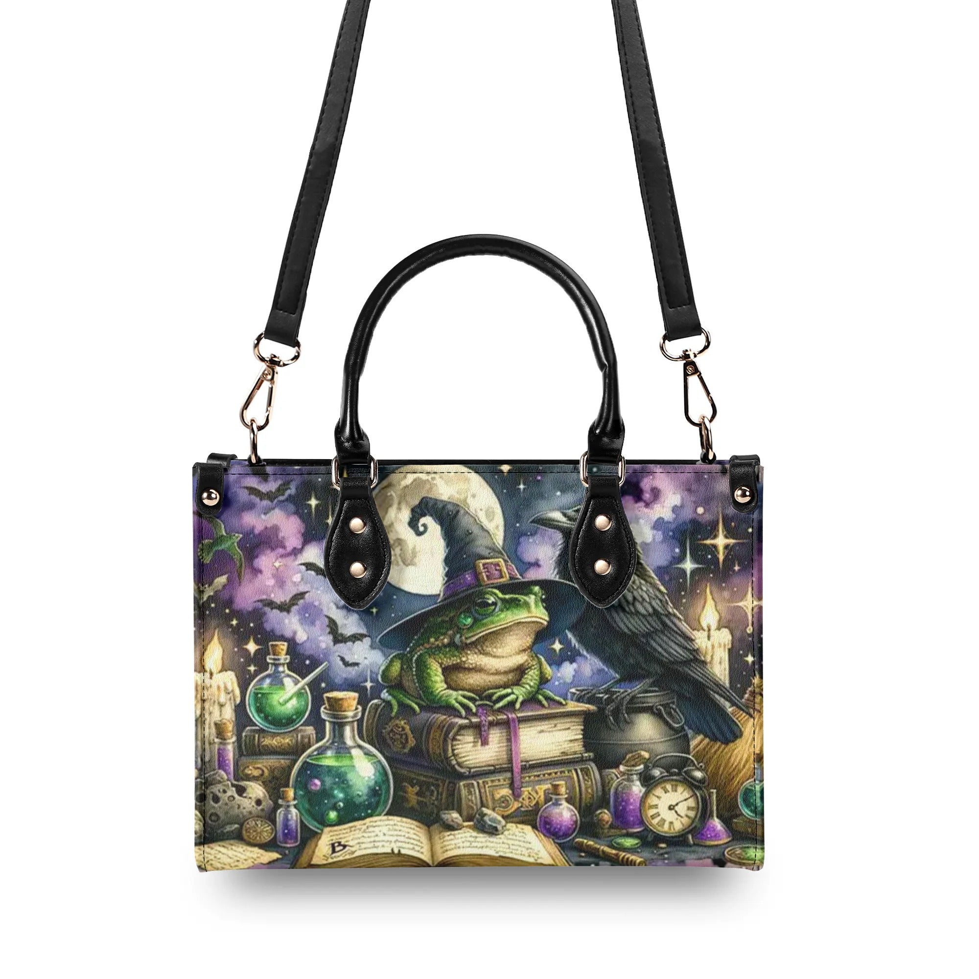 HALLOWEEN FROG LEATHER HANDBAG - YHHN1309244